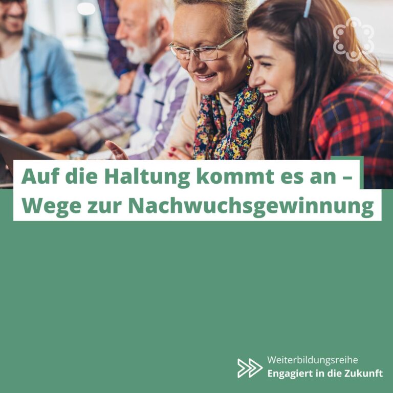 Auf die Haltung kommt es an – Wege zur Nachwuchsgewinnung