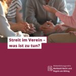 Streit im Verein – was ist zu tun?
